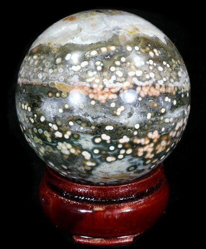 Unique Ocean Jasper Sphere #32174